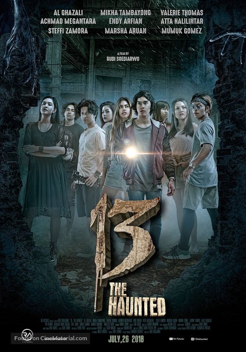 13: The Haunted - Indonesian Movie Poster