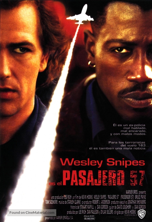 Passenger 57 - Spanish Movie Poster
