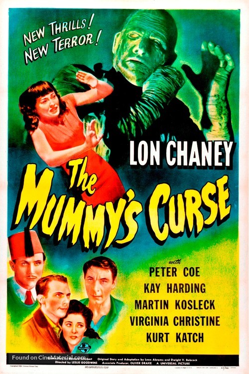 The Mummy&#039;s Curse - Movie Poster