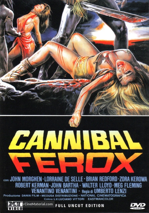 Cannibal ferox - Austrian DVD movie cover