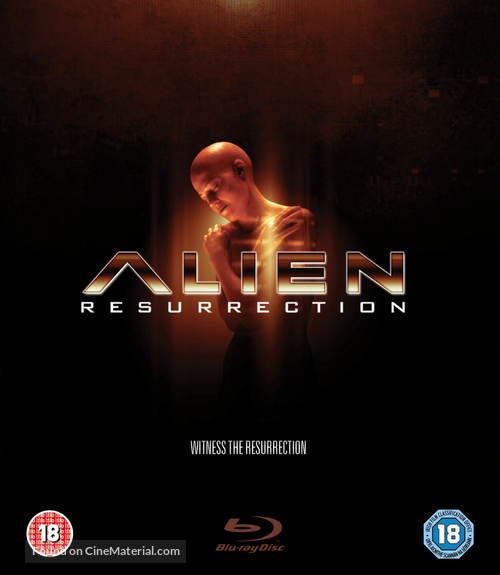 Alien: Resurrection - British Blu-Ray movie cover