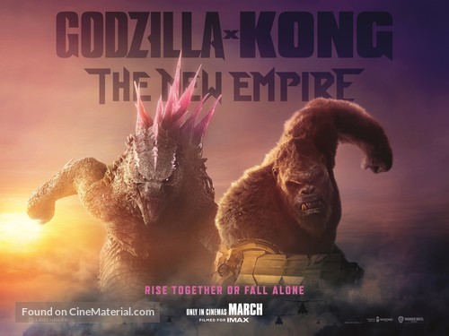 Godzilla x Kong: The New Empire - British Movie Poster