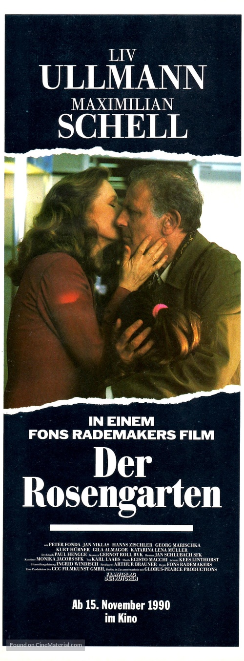 The Rosegarden - German Movie Poster