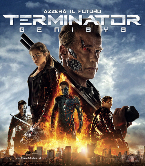 Terminator Genisys - Italian Blu-Ray movie cover