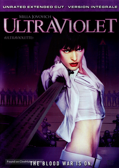 Ultraviolet - Canadian DVD movie cover