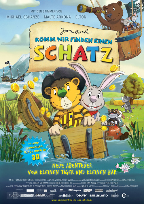 Komm, wir finden einen Schatz - German Movie Poster