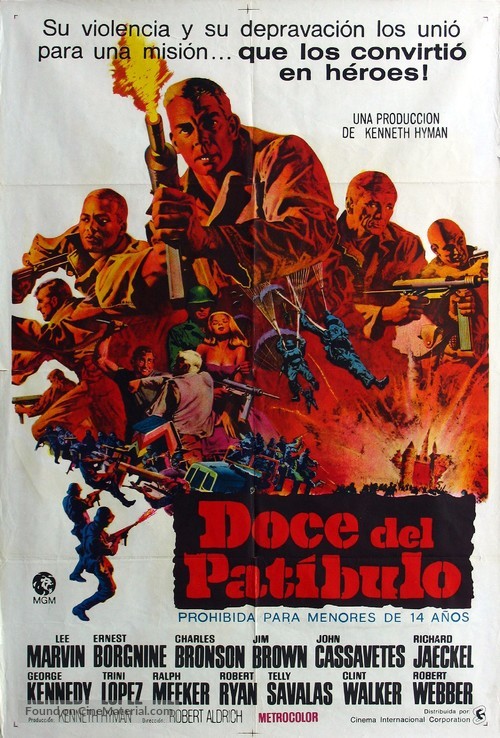 The Dirty Dozen - Spanish Movie Poster