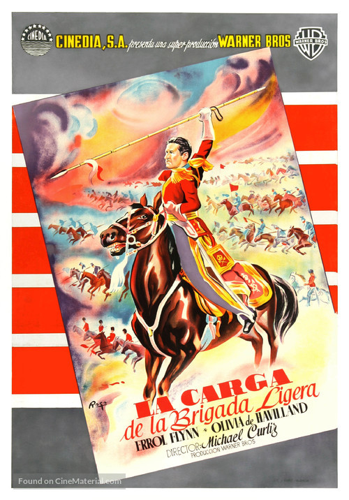 The Charge of the Light Brigade - Spanish Movie Poster
