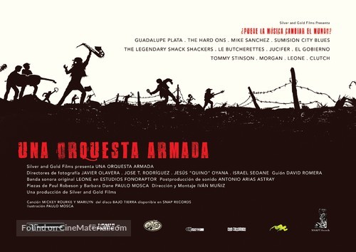 Una orquesta armada 2022 Spanish movie poster