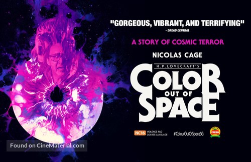 Color Out of Space - Singaporean Movie Poster