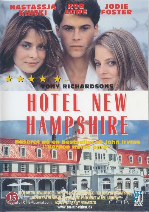 The Hotel New Hampshire - Danish DVD movie cover