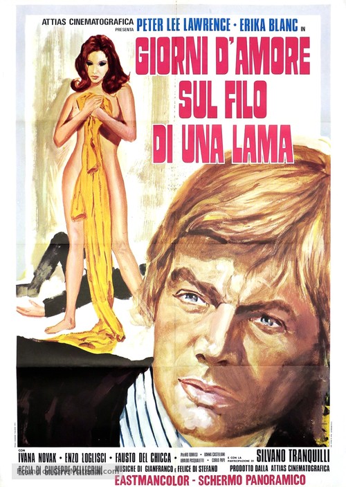 Giorni d&#039;amore sul filo di una lama - Italian Movie Poster