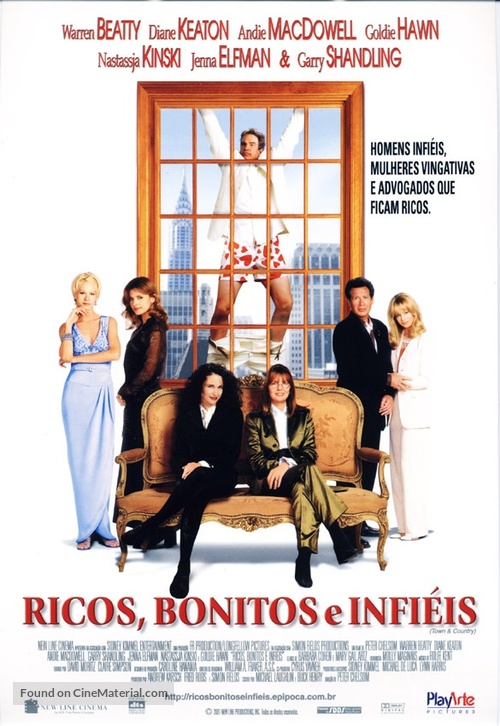 Town &amp; Country - Brazilian Movie Poster