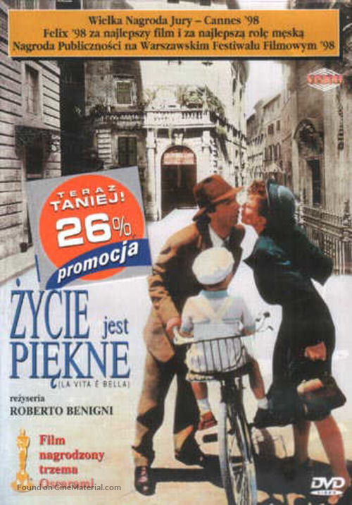 La vita &egrave; bella - Polish DVD movie cover