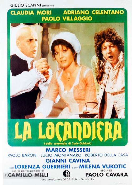 La locandiera - Italian Movie Poster