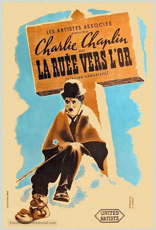 The Gold Rush - French Movie Poster
