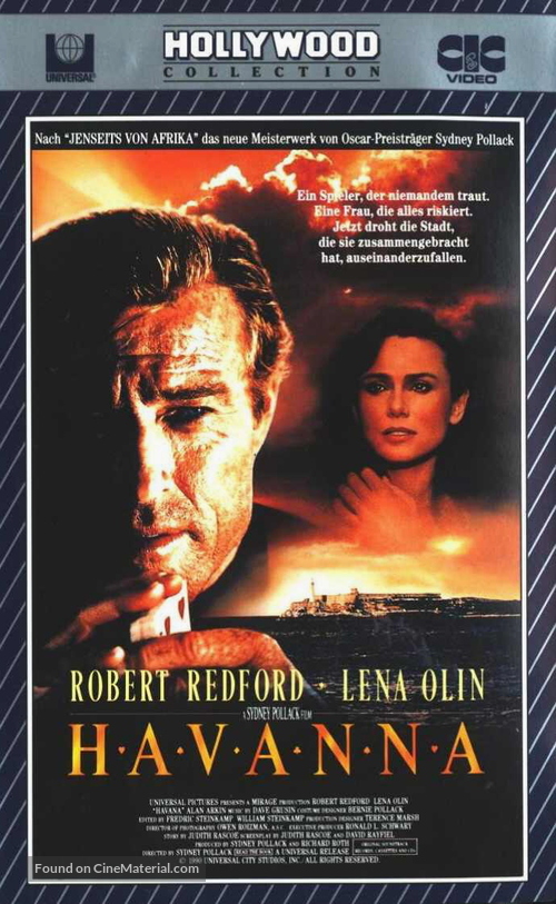 Havana - German VHS movie cover