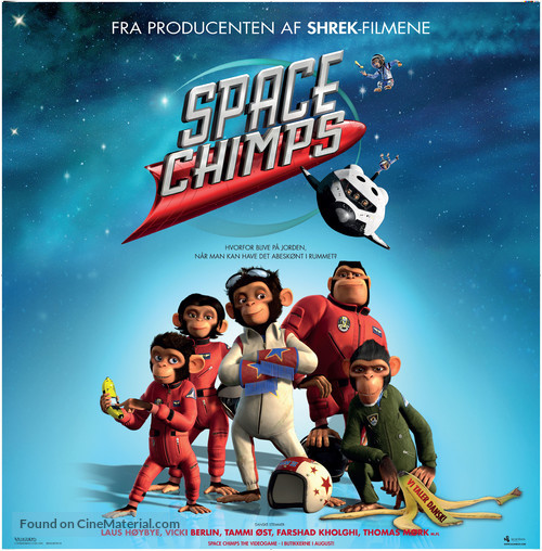 Space Chimps - Danish Movie Poster