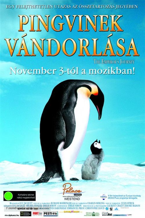 March Of The Penguins - Hungarian poster