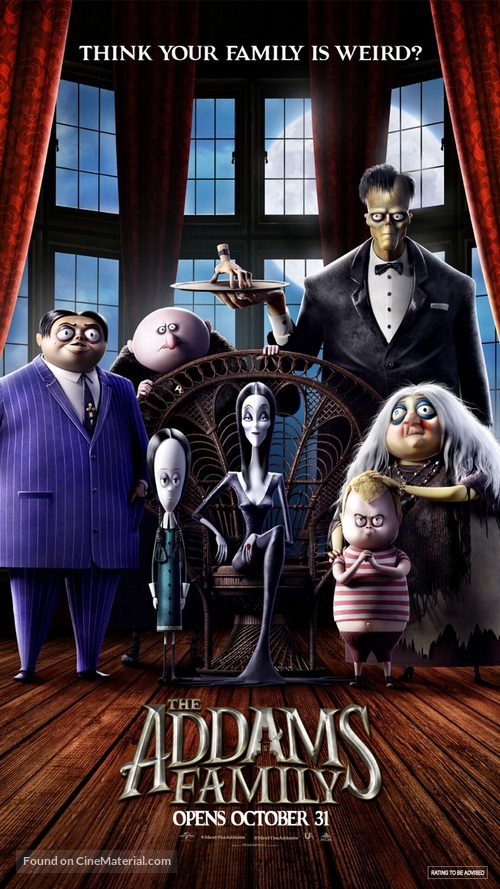 The Addams Family - Singaporean Movie Poster