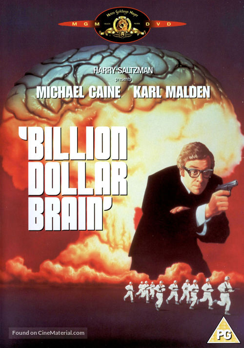 Billion Dollar Brain - British DVD movie cover