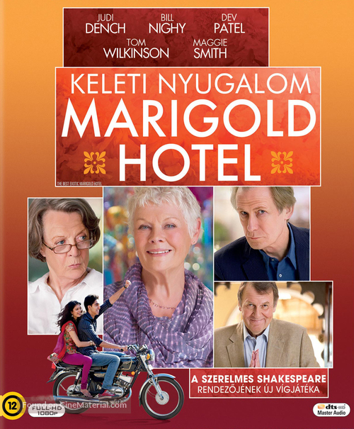 The Best Exotic Marigold Hotel - Hungarian Blu-Ray movie cover