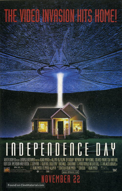 Independence Day - Video release movie poster