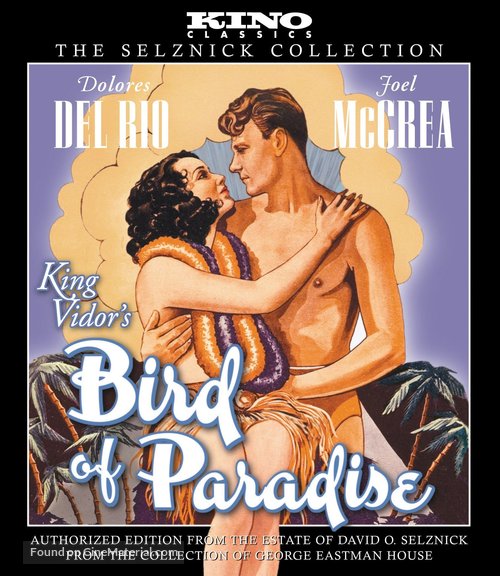 Bird of Paradise - Blu-Ray movie cover