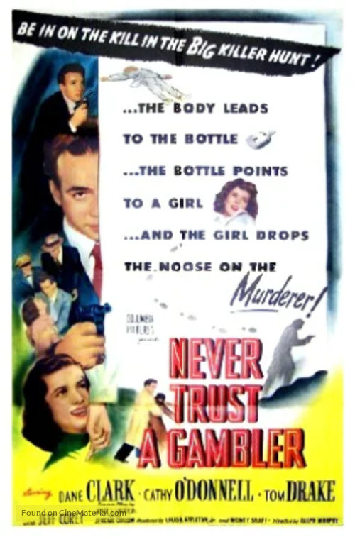 Never Trust a Gambler - Movie Poster