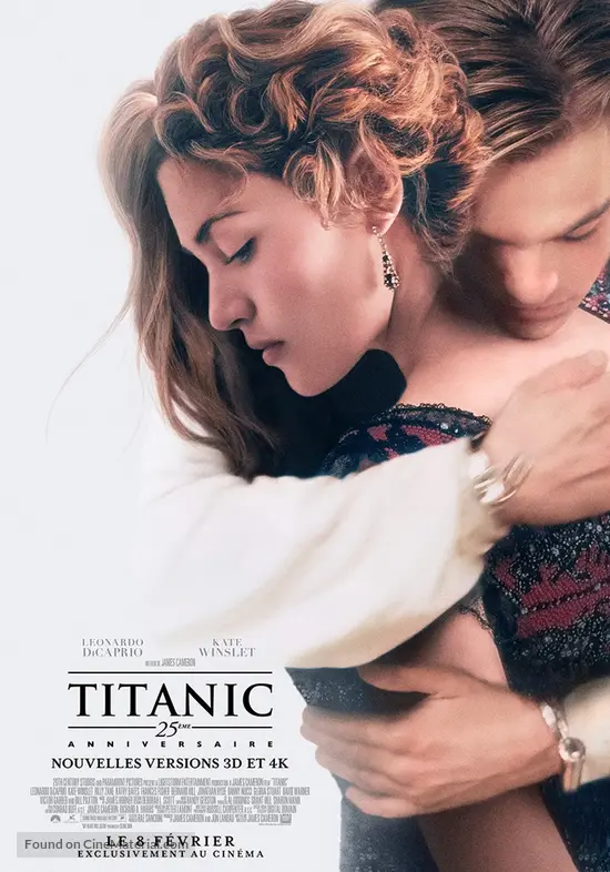 Titanic - French Re-release movie poster