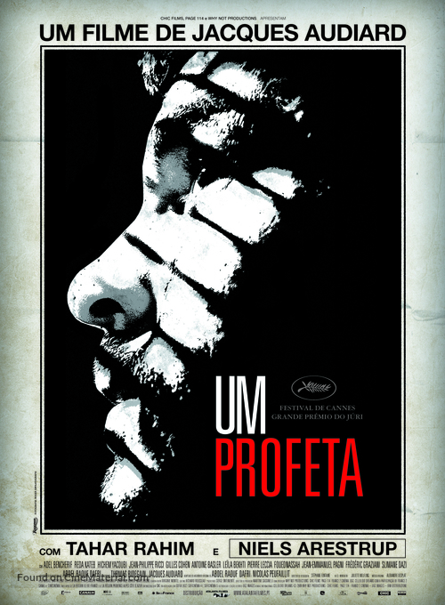 Un proph&egrave;te - Portuguese Movie Poster