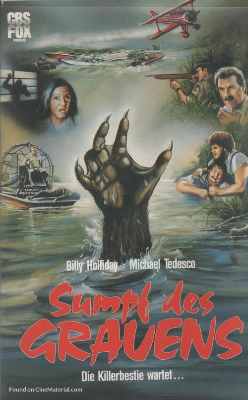 Terror in the Swamp - German VHS movie cover