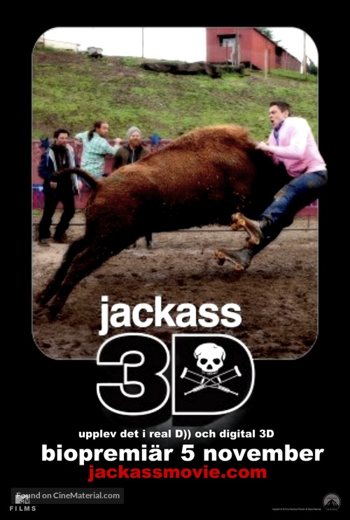 Jackass 3D - Swedish Movie Poster