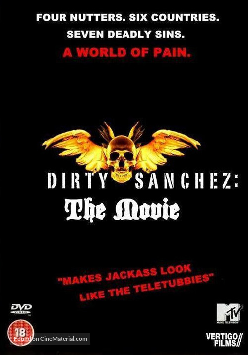 Dirty Sanchez: The Movie - British DVD movie cover
