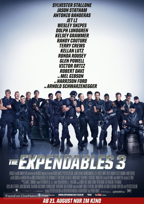 The Expendables 3 - German Movie Poster