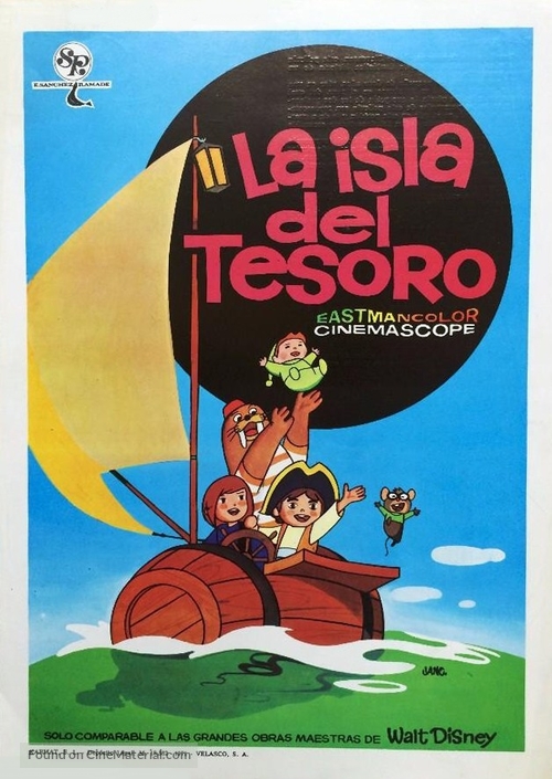 Dobutsu takarajima - Spanish Movie Poster