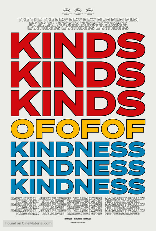 Kinds of Kindness - Danish Movie Poster