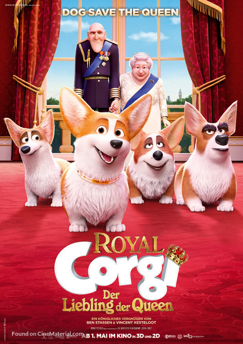 The Queen&#039;s Corgi - German Movie Poster