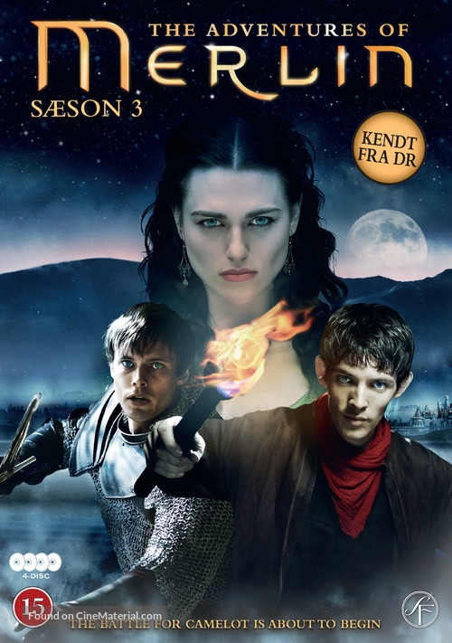 &quot;Merlin&quot; - Danish DVD movie cover