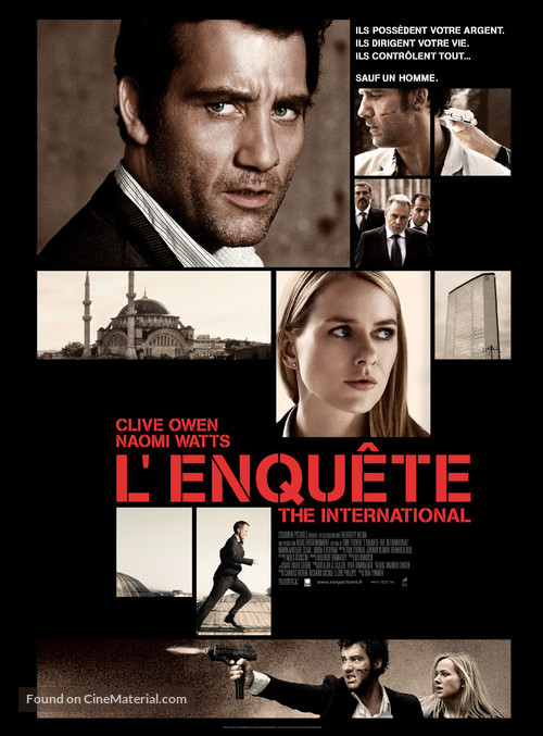 The International - French Movie Poster