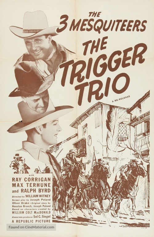 The Trigger Trio - Re-release movie poster