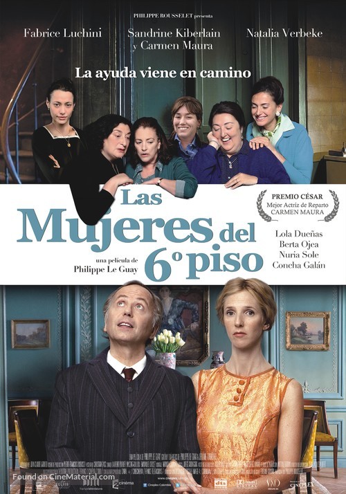 Les femmes du 6&egrave;me &eacute;tage - Colombian Movie Poster