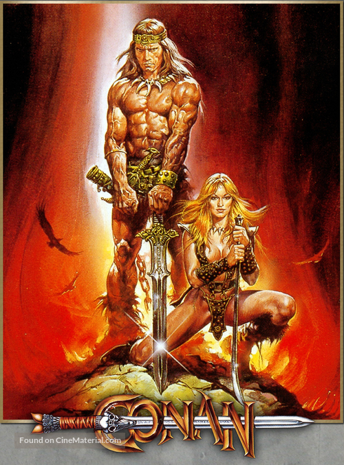 Conan The Barbarian - German Movie Poster