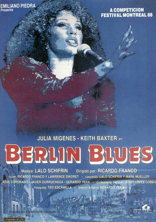 Berl&iacute;n Blues - Spanish Movie Poster