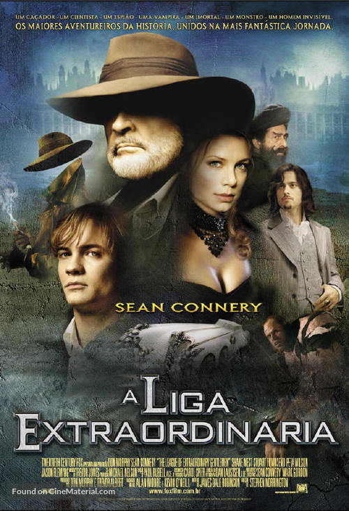 The League of Extraordinary Gentlemen - Brazilian Movie Poster