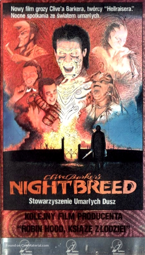Nightbreed - Polish VHS movie cover
