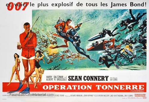 Thunderball - French Movie Poster