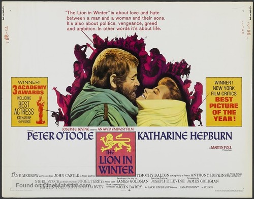 The Lion in Winter - Theatrical movie poster