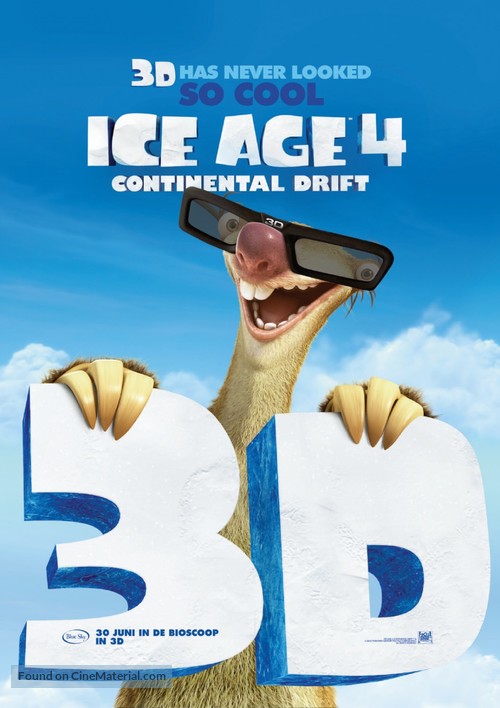 Ice Age: Continental Drift - Dutch Teaser movie poster