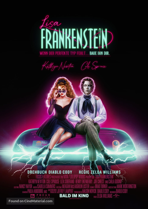 Lisa Frankenstein - German Movie Poster